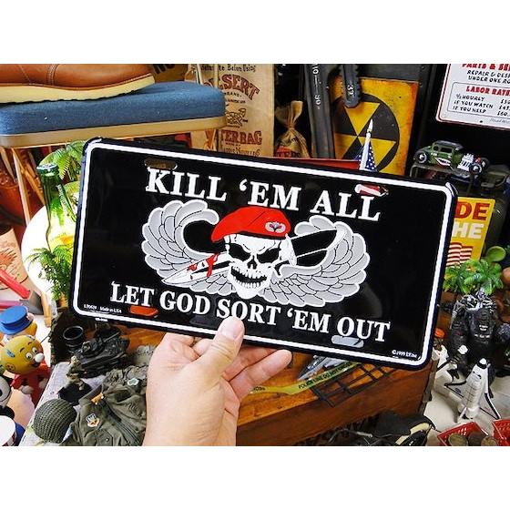 レッドベレー　ミリタリーライセンスプレート 　アメリカ雑貨　アメリカン雑貨 |  | 01