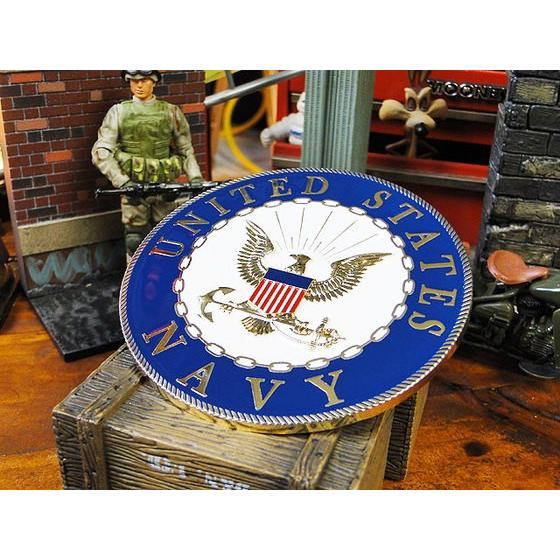 U.S.ミリタリーメダリオン　ラウンドタイプ　（U.S.ネイビー）　アメリカ雑貨 アメリカン雑貨 |  | 01