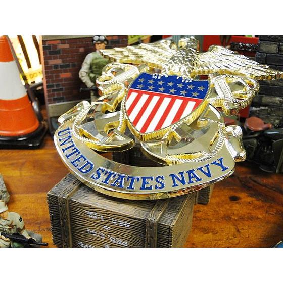 U.S.ミリタリーメダリオン　エンブレムカット　（U.S.ネイビー）　アメリカン雑貨 アメリカ雑貨 |  | 02