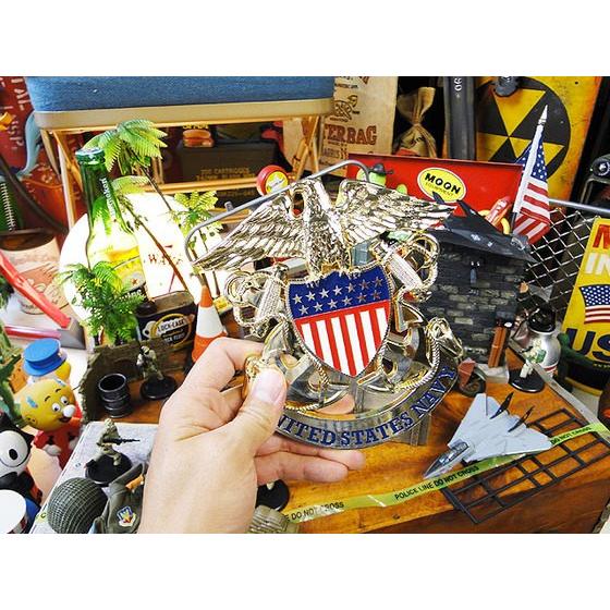 U.S.ミリタリーメダリオン　エンブレムカット　（U.S.ネイビー）　アメリカン雑貨 アメリカ雑貨 |  | 04