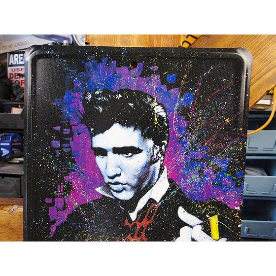 エルヴィス・プレスリー　ミニブリキ看板　（ギタープレイ）　アメリカン雑貨　アメリカ雑貨 |  | 01