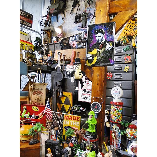 エルヴィス・プレスリー　ミニブリキ看板　（ギタープレイ）　アメリカン雑貨　アメリカ雑貨 |  | 04