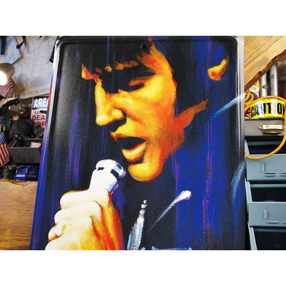 エルヴィス・プレスリー　ミニブリキ看板　（シングアソング）　アメリカン雑貨　アメリカ雑貨 |  | 01