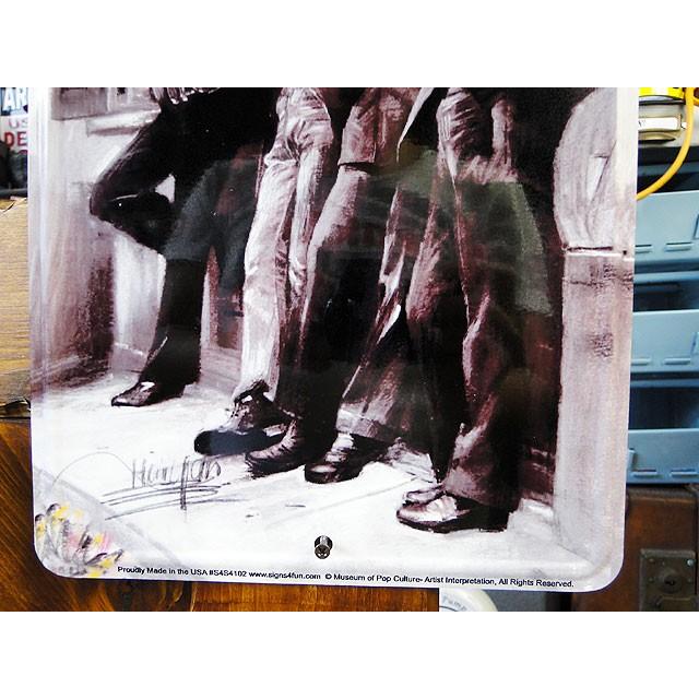 ビートルズ　ミニブリキ看板　（スケッチアート）　アメリカン雑貨　アメリカ雑貨 |  | 02