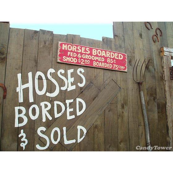 馬の宿　木製看板　アメリカ雑貨 アメリカン雑貨 |  | 05