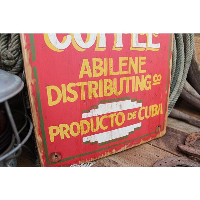 カウボーイコーヒーカクタス　木製看板　アメリカ雑貨 アメリカン雑貨 |  | 02