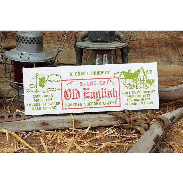 チーズボックス　ミニウッドサイン　（オールドイングリッシュ）　アメリカ雑貨　アメリカン雑貨 | 