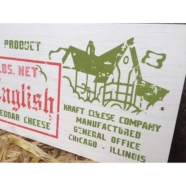 チーズボックス　ミニウッドサイン　（オールドイングリッシュ）　アメリカ雑貨　アメリカン雑貨 |  | 03