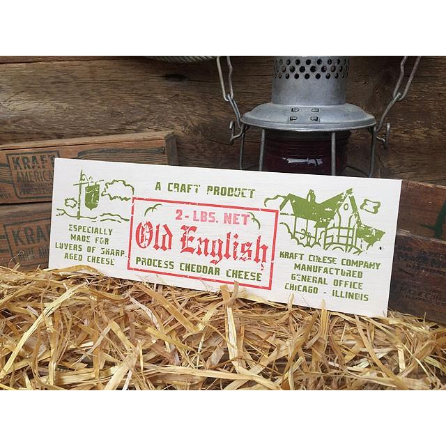チーズボックス　ミニウッドサイン　（オールドイングリッシュ）　アメリカ雑貨　アメリカン雑貨 |  | 05