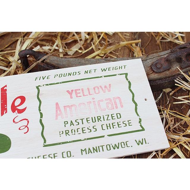 チーズボックス　ミニウッドサイン　（グレンドール）　アメリカ雑貨　アメリカン雑貨 |  | 01