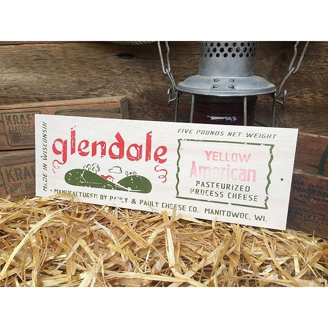 チーズボックス　ミニウッドサイン　（グレンドール）　アメリカ雑貨　アメリカン雑貨 |  | 05
