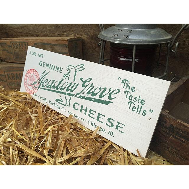 チーズボックス　ミニウッドサイン　（メドウグルーブ）　アメリカ雑貨　アメリカン雑貨 |  | 02