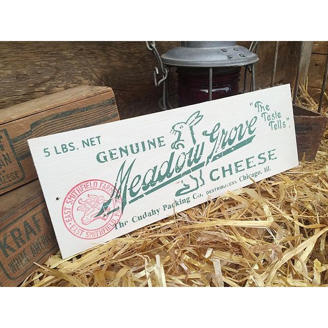 チーズボックス　ミニウッドサイン　（メドウグルーブ）　アメリカ雑貨　アメリカン雑貨 |  | 04