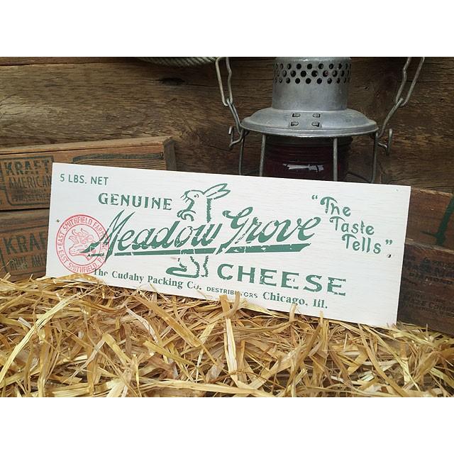 チーズボックス　ミニウッドサイン　（メドウグルーブ）　アメリカ雑貨　アメリカン雑貨 |  | 05