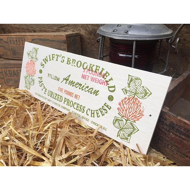 チーズボックス　ミニウッドサイン　（イエローアメリカン）　アメリカ雑貨　アメリカン雑貨 |  | 02