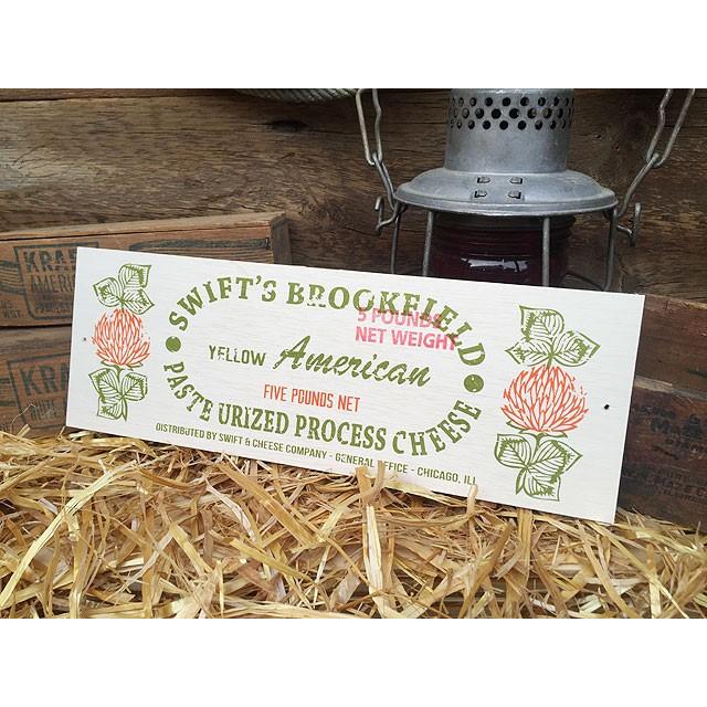 チーズボックス　ミニウッドサイン　（イエローアメリカン）　アメリカ雑貨　アメリカン雑貨 |  | 05