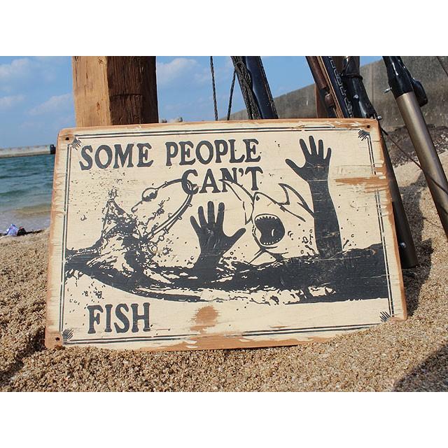 人食いサメに注意　木製看板　アメリカ雑貨 アメリカン雑貨 |  | 02