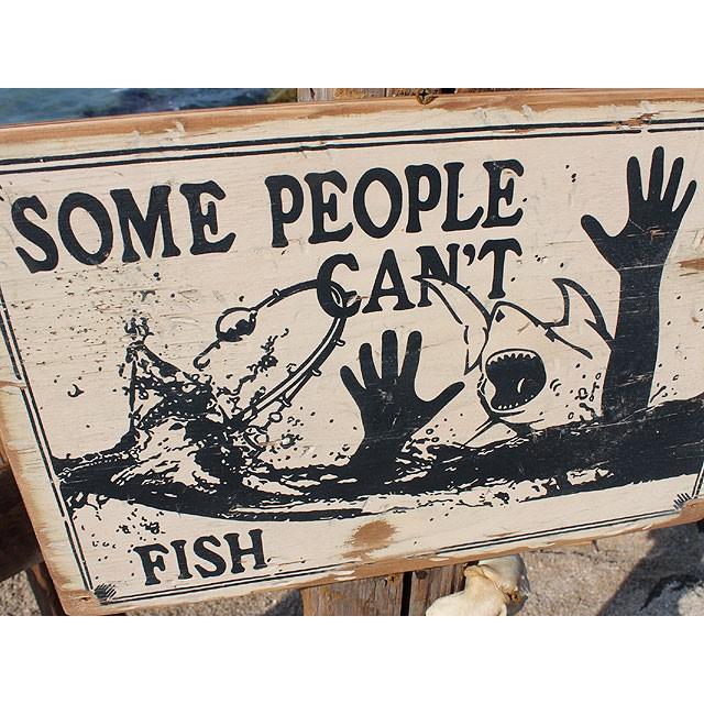 人食いサメに注意　木製看板　アメリカ雑貨 アメリカン雑貨 |  | 09