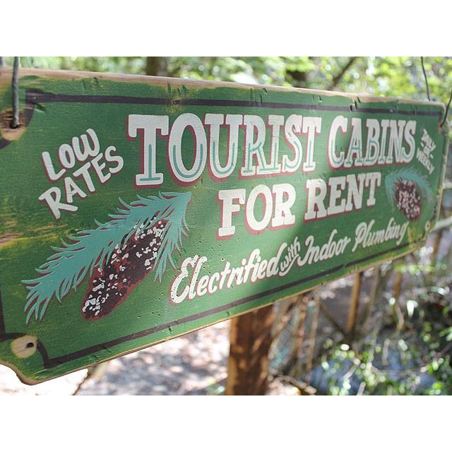 ツーリストキャビン　木製看板　アメリカ雑貨 アメリカン雑貨 |  | 01