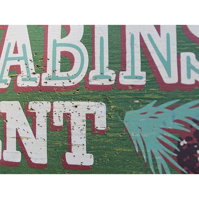 ツーリストキャビン　木製看板　アメリカ雑貨 アメリカン雑貨 |  | 06