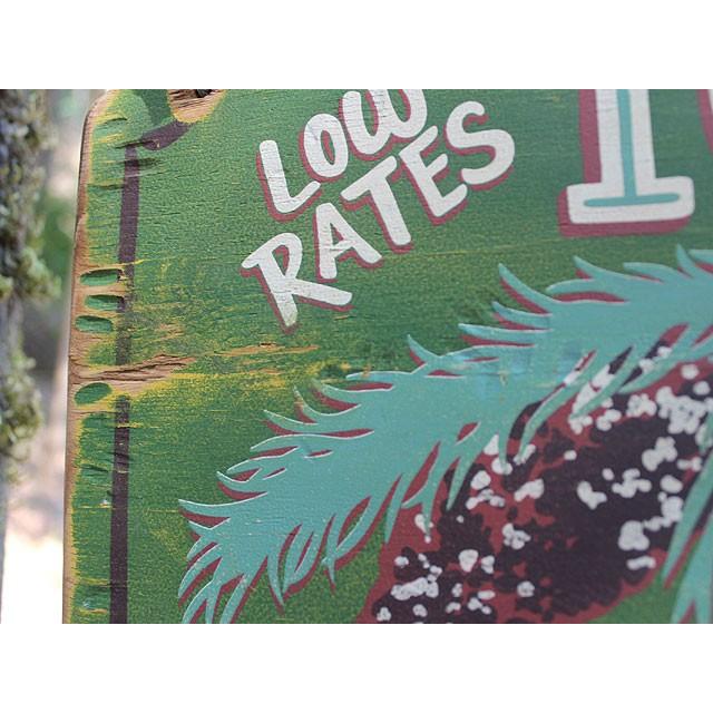 ツーリストキャビン　木製看板　アメリカ雑貨 アメリカン雑貨 |  | 08