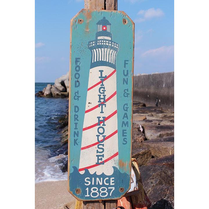 ライトハウス　木製看板　アメリカ雑貨 アメリカン雑貨 | 