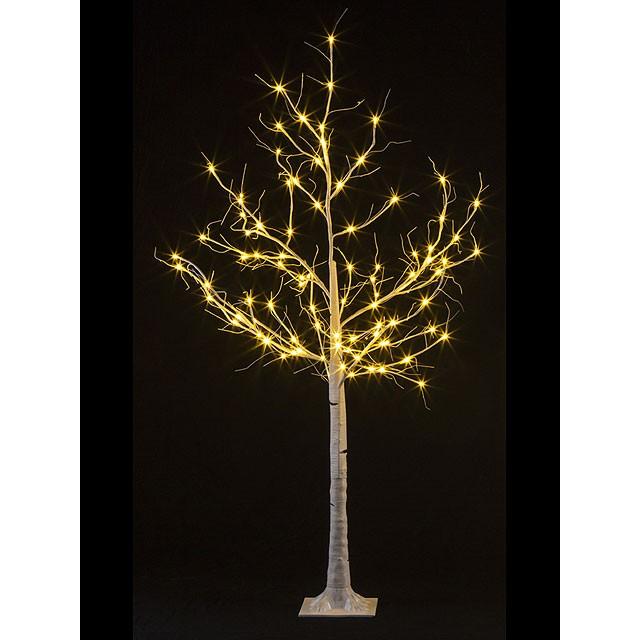  LEDホワイトブランチツリー180cm　アメリカ雑貨　パーティー 飾り ハロウィン 飾り