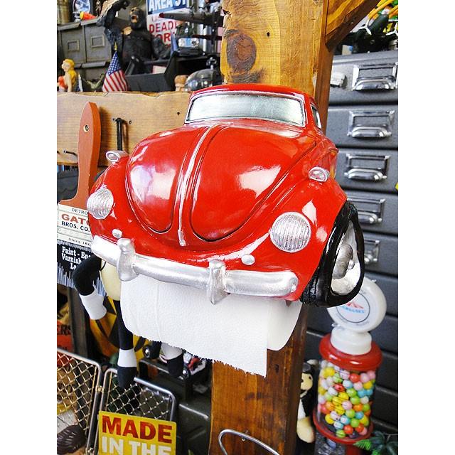 クラシックカー　トイレットペーパーホルダー　（ビートル）　アメリカン雑貨　アメリカ雑貨 爆買 | 