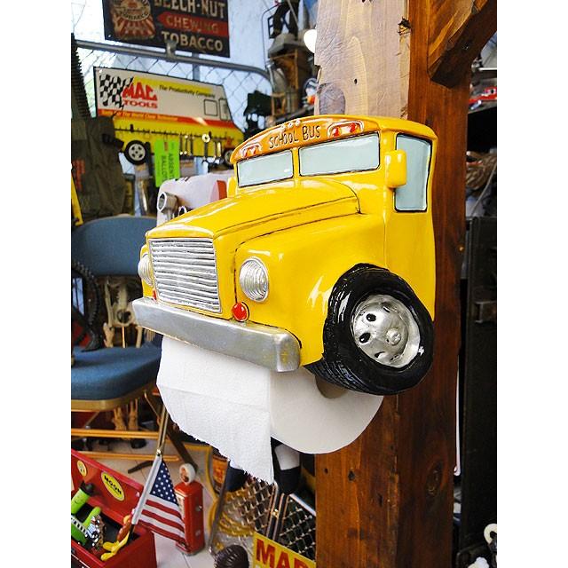 クラシックカー　トイレットペーパーホルダー　（スクールバス）　アメリカン雑貨　アメリカ雑貨 爆買 |  | 02