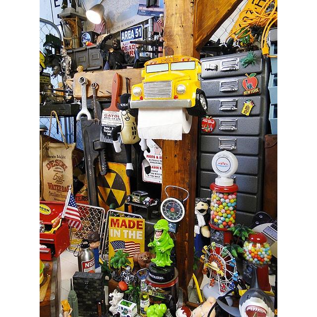 クラシックカー　トイレットペーパーホルダー　（スクールバス）　アメリカン雑貨　アメリカ雑貨 爆買 |  | 05