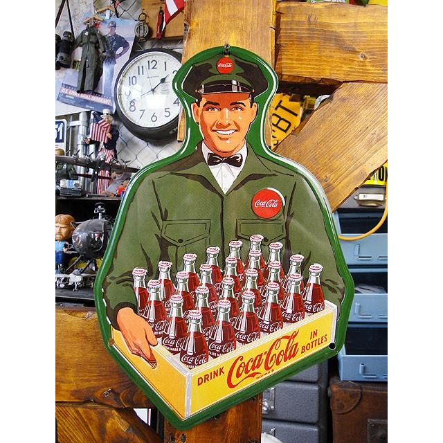 コカ・コーラブランド　ミニティンサイン　（デリバリーマン）　アメリカ雑貨　アメリカン雑貨 | Coca Cola