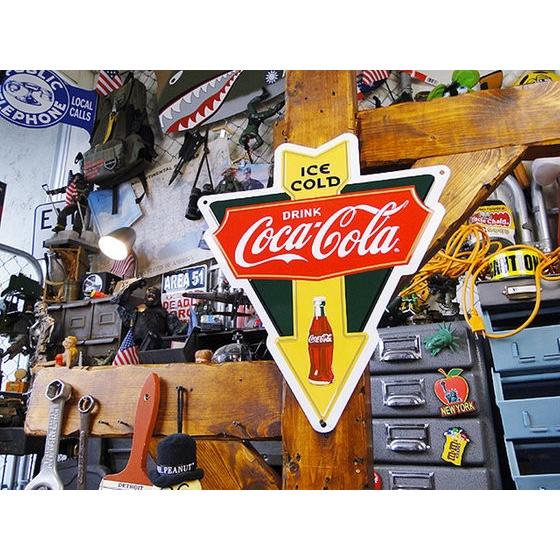 コカ・コーラブランド　ミニティンサイン　（アローカット）　アメリカ雑貨　アメリカン雑貨 | Coca Cola | 03