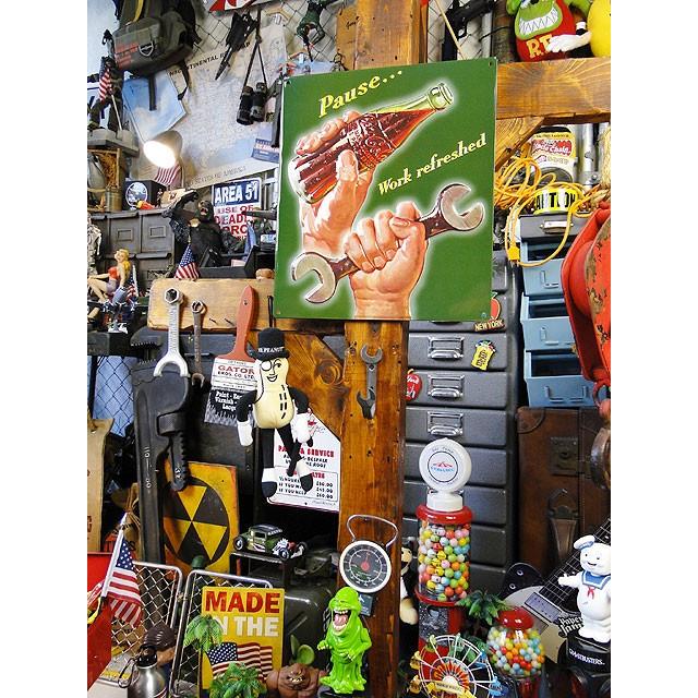 コカ・コーラ　エンボスティンサイン　（ポーズコーク）　アメリカ雑貨　アメリカン雑貨 | Coca Cola | 03