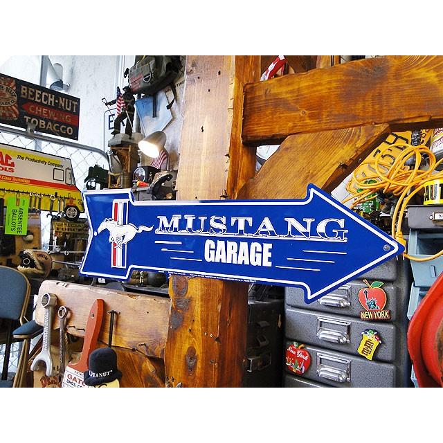 マスタングガレージ　アローカットサイン　アメリカ雑貨　アメリカン雑貨 | アメリカン レトロ | 02