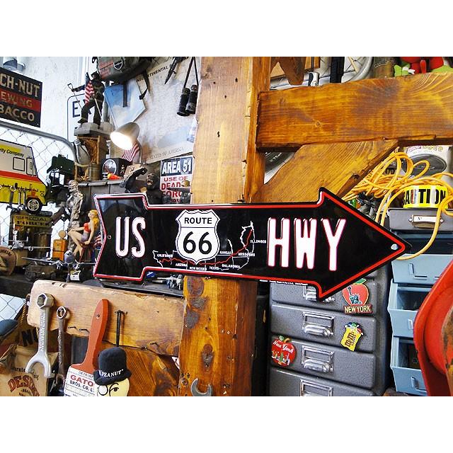 ルート66　アローカットサイン　（US66HWY）　■ アメリカン雑貨 アメリカ雑貨 | アメリカン レトロ | 02