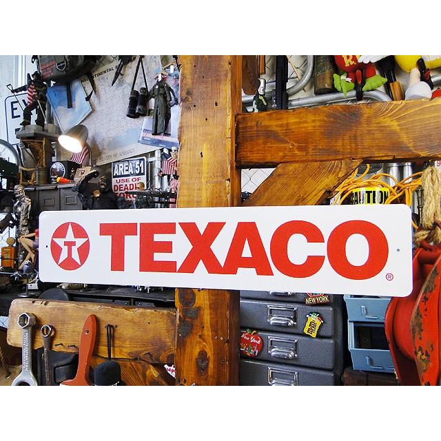 テキサコ　ブリキ看板　（ロングサイン）　■ アメリカン雑貨 アメリカ雑貨 |  | 02