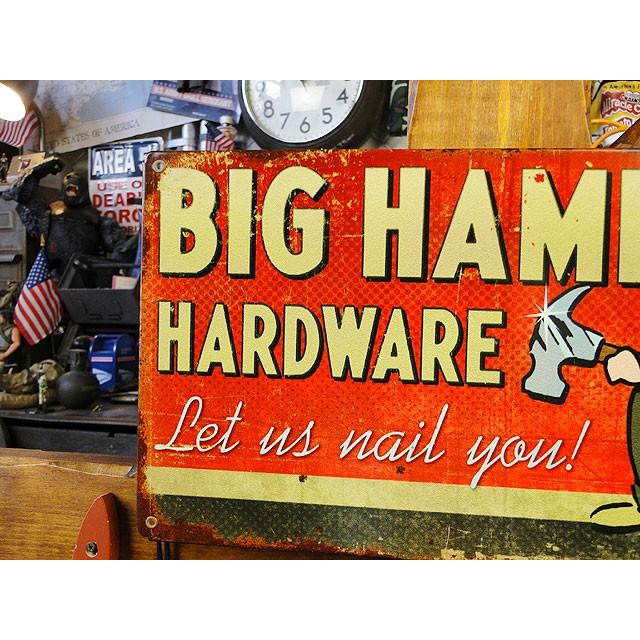 ビッグハンマー　ハードウェア　U.S.ヘヴィースチールサイン　アメリカ雑貨　アメリカン雑貨 |  | 01