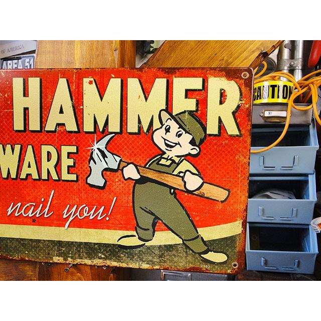 ビッグハンマー　ハードウェア　U.S.ヘヴィースチールサイン　アメリカ雑貨　アメリカン雑貨 |  | 02