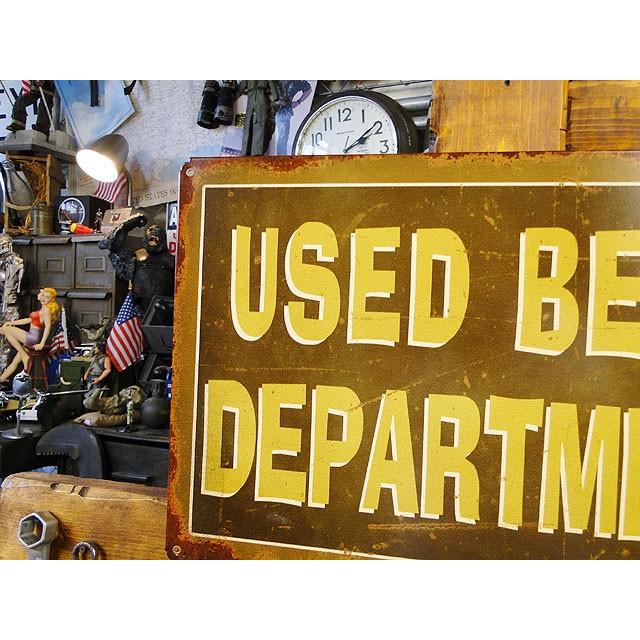 ★稀少な絶盤品★ ユーズドビアーデパートメント　（トイレ）　U.S.ヘヴィースチールサイン　アメリカン雑貨 アメリカ雑貨 |  | 02