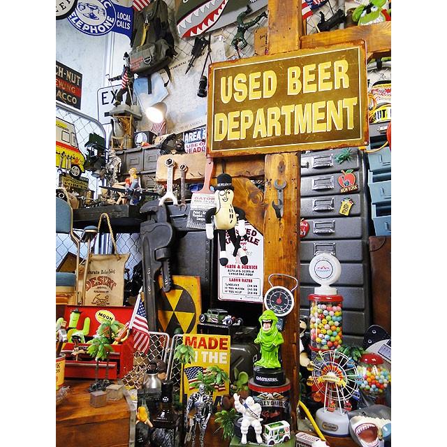 ★稀少な絶盤品★ ユーズドビアーデパートメント　（トイレ）　U.S.ヘヴィースチールサイン　アメリカン雑貨 アメリカ雑貨 |  | 05