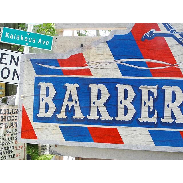 バーバーショップ　U.S.ヘヴィースチールサイン　アメリカ雑貨　アメリカン雑貨 |  | 02