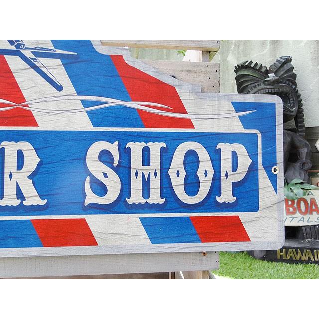 バーバーショップ　U.S.ヘヴィースチールサイン　アメリカ雑貨　アメリカン雑貨 |  | 03