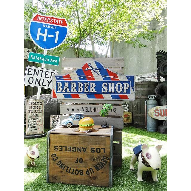 バーバーショップ　U.S.ヘヴィースチールサイン　アメリカ雑貨　アメリカン雑貨 |  | 05