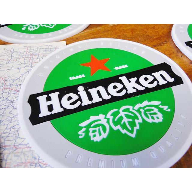 おすすめ】 Heineken ラバーコースター6枚セット ハイネケン