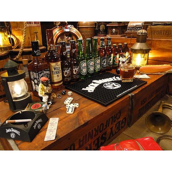 バーマット Lサイズ （ジャック・ダニエル） アメリカ雑貨 アメリカン