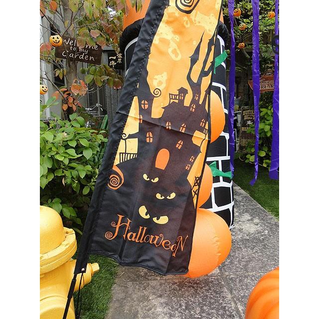 【即納】【在庫あり】ハロウィン　フラッグバナー　（オレンジ）　■　パーティー　飾り　アメリカ雑貨　店舗装飾　ハロウィン　飾り |  | 02