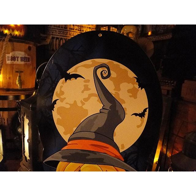 【即納】【在庫あり】ハロウィン　U.S.ヘヴィースチールサイン　（ウイッチパンプキン）　パーティー　飾り　アメリカ雑貨　ハロウィン |  | 01