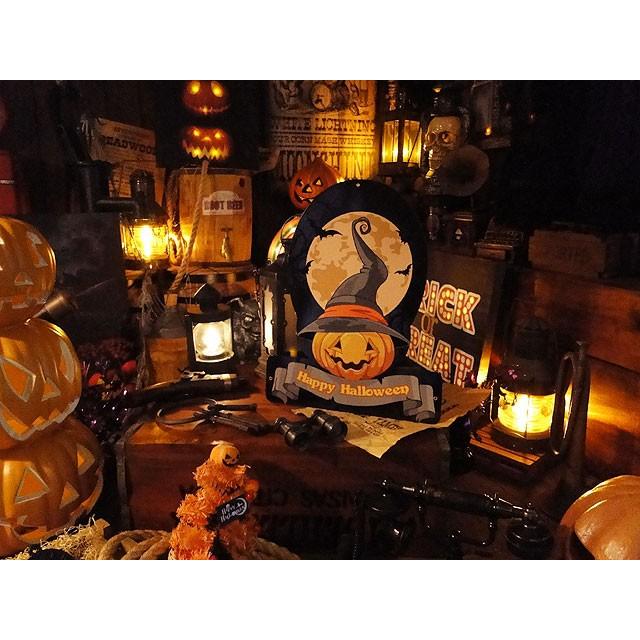 【即納】【在庫あり】ハロウィン　U.S.ヘヴィースチールサイン　（ウイッチパンプキン）　パーティー　飾り　アメリカ雑貨　ハロウィン |  | 03
