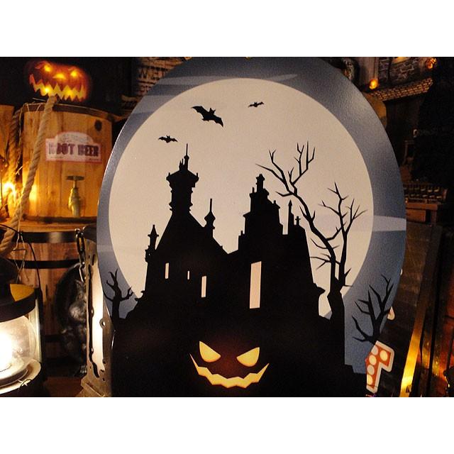 【即納】【在庫あり】ハロウィン　U.S.ヘヴィースチールサイン　（ホーンテッドマンション）　アメリカン雑貨　ハロウィン　飾り |  | 01