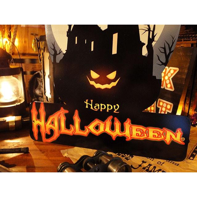 【即納】【在庫あり】ハロウィン　U.S.ヘヴィースチールサイン　（ホーンテッドマンション）　アメリカン雑貨　ハロウィン　飾り |  | 02
